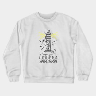 Lighthouse Monoline Crewneck Sweatshirt